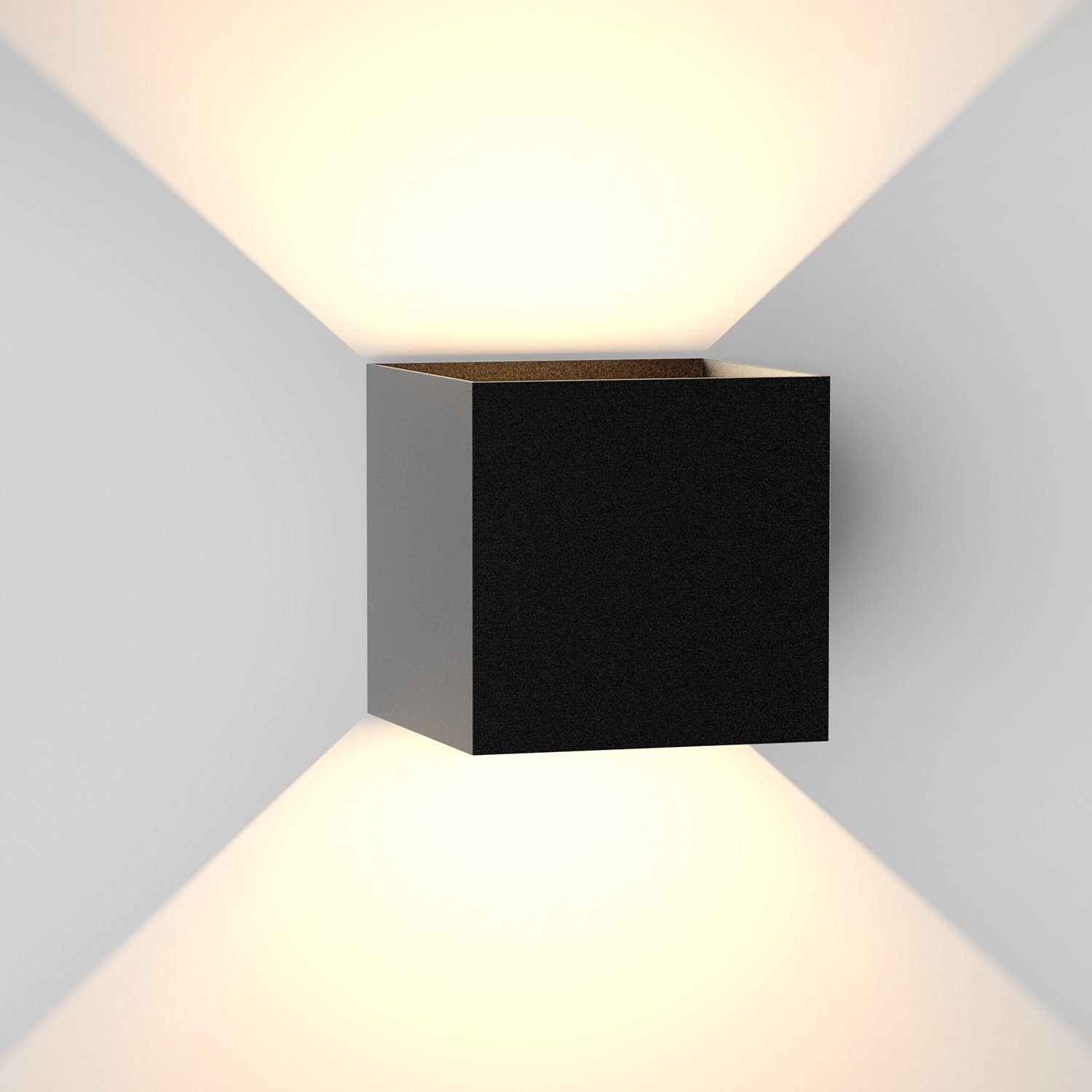NETTLIFE LED - seinävalaisin, 5 W, IP65, 3000 K