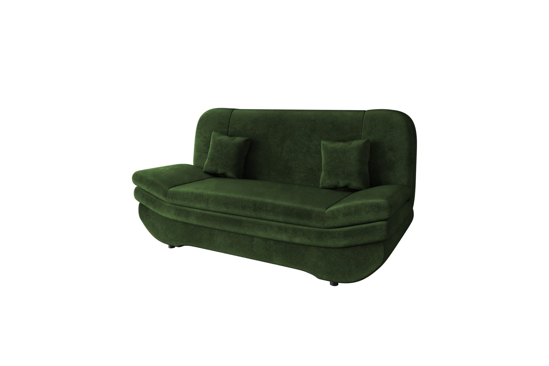 Figurelle Vuodesohva 2-istuttava Chenille - Vihreä