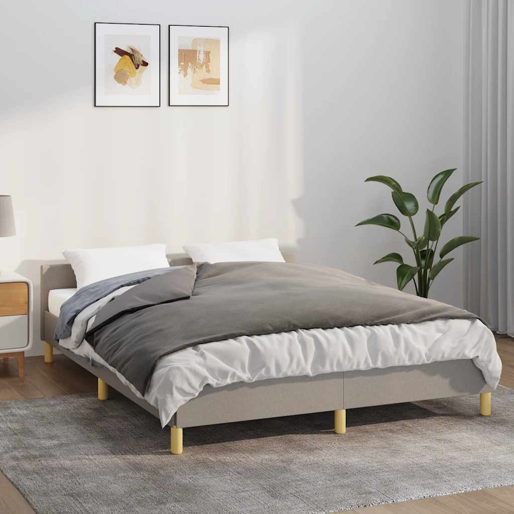 vidaXL Painopeitto päällisellä harmaa 120x180 cm 9 kg kangas