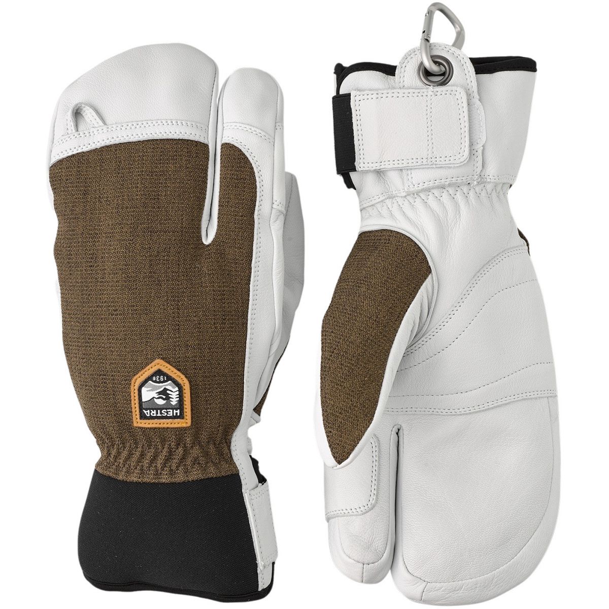 Hestra Army Leather Patrol, 3-sormi hiihtohanskat, olive