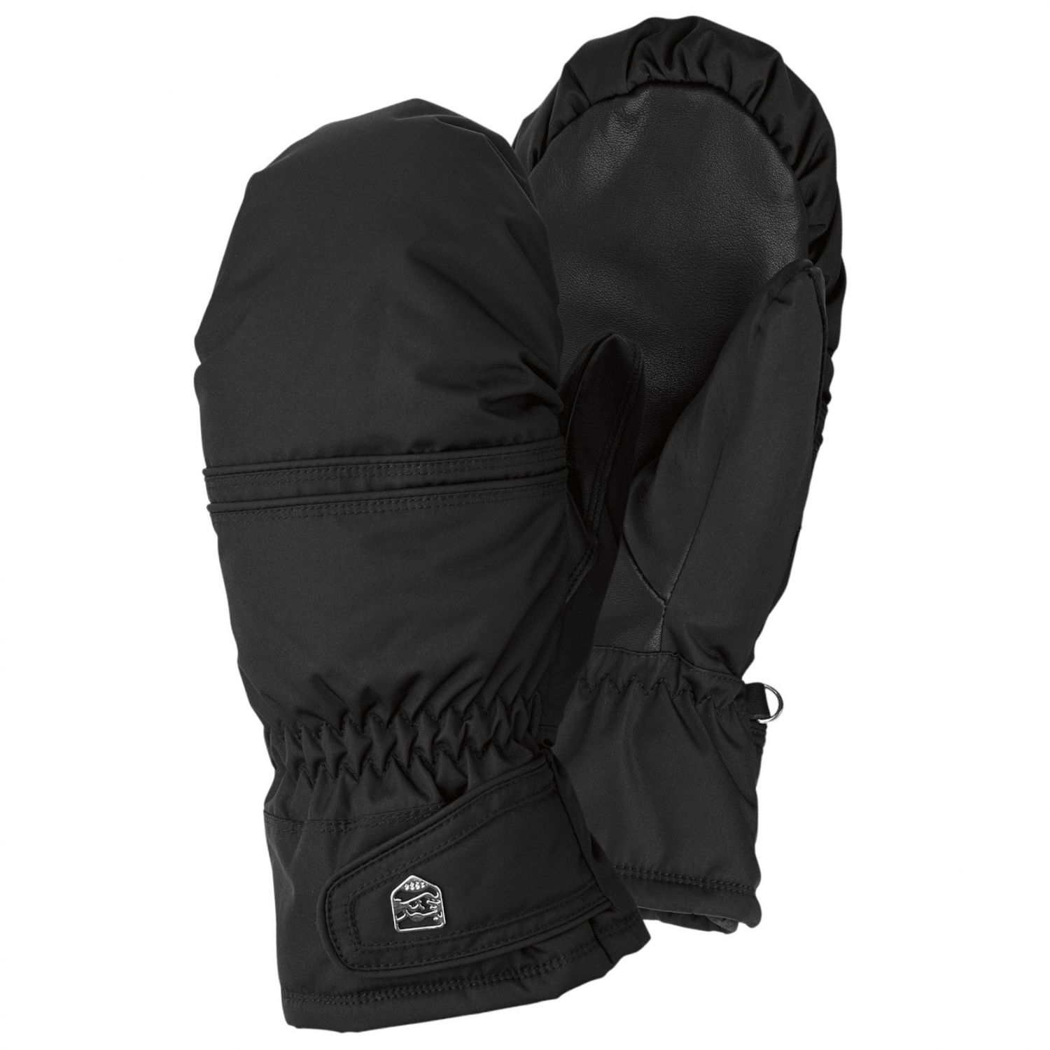 Hestra Primaloft Leather hiihtohanskat, nainen, musta
