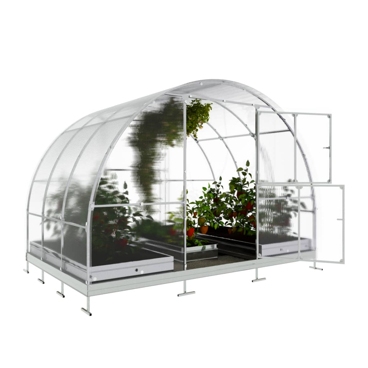 KLASIKA TUBE 6 m2, 6 mm polykarbonaattikansi