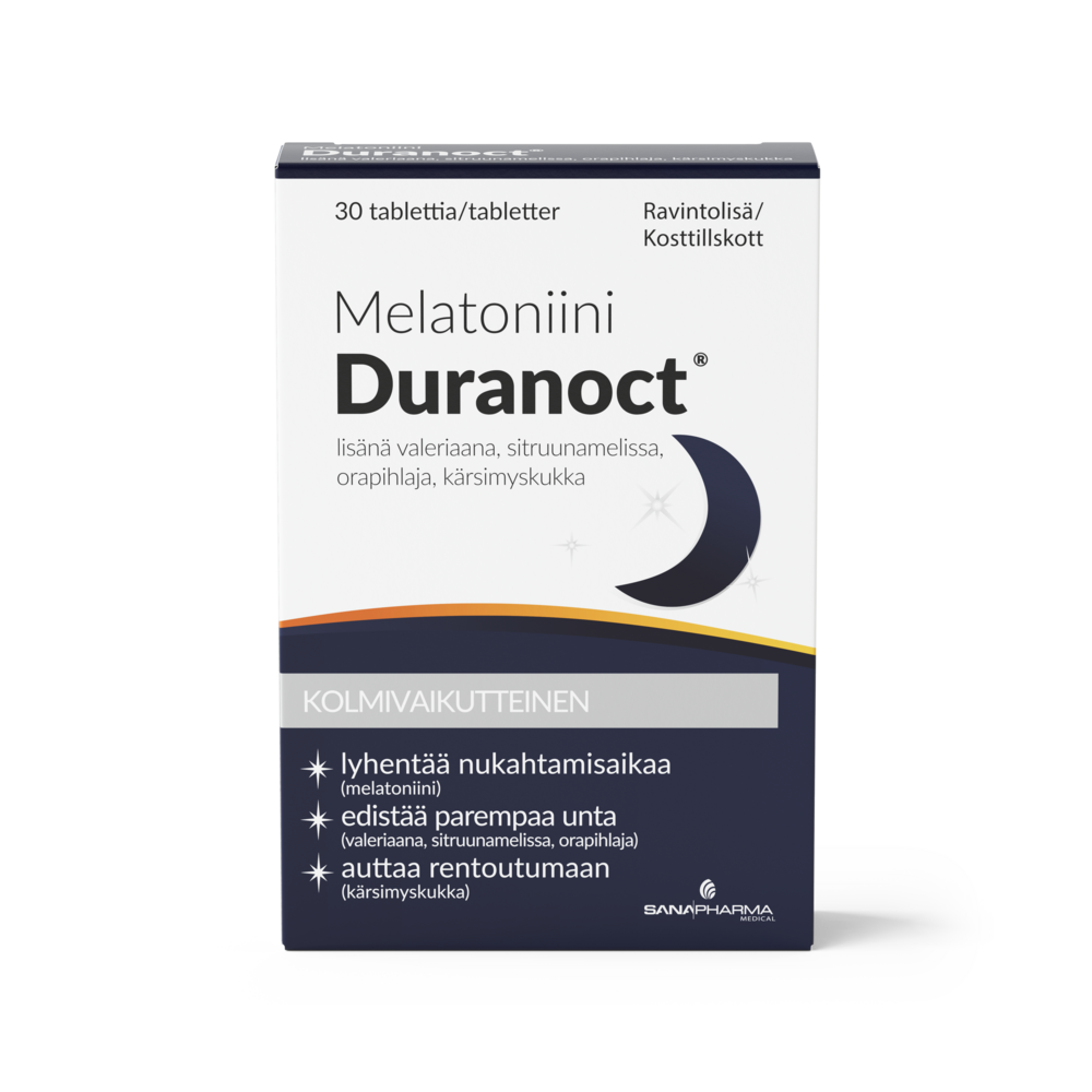 Melatoniini Duranoct 1,9 mg