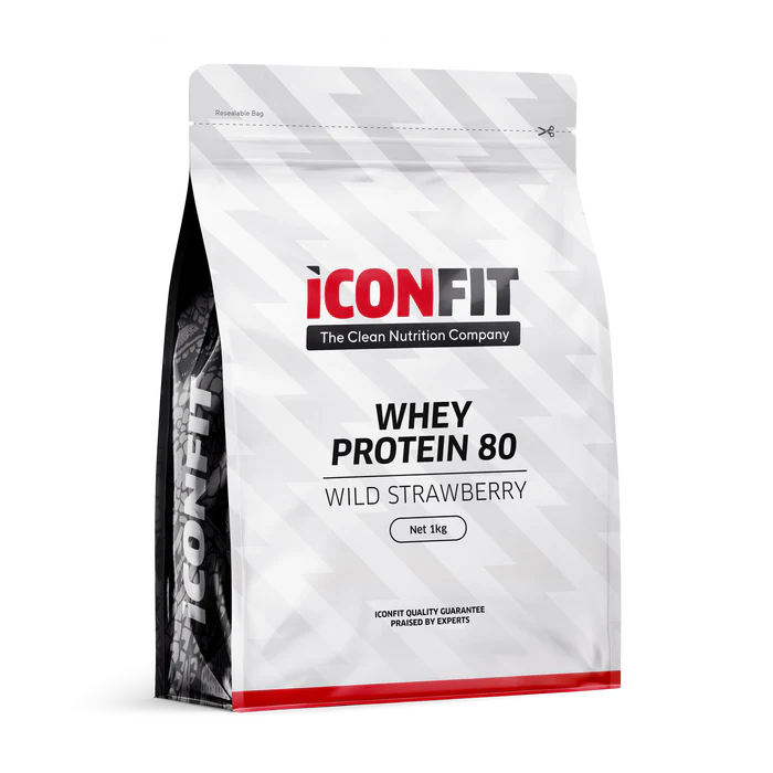 ICONFIT Heraproteiini 80, Metsämansikka 1 kg